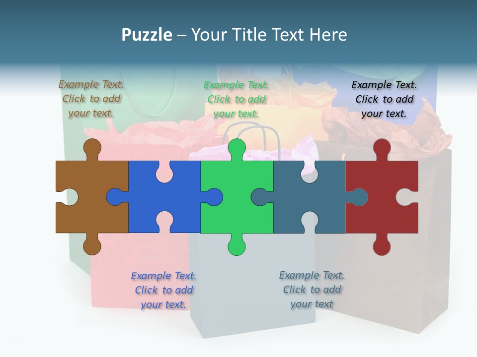 Shopping Bags PowerPoint Template