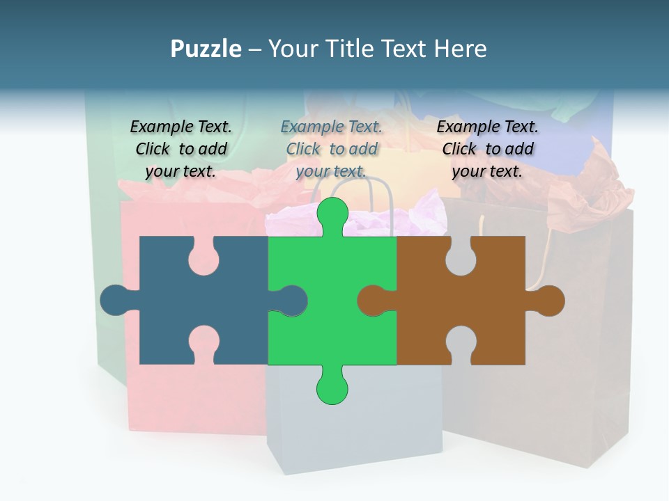 Shopping Bags PowerPoint Template