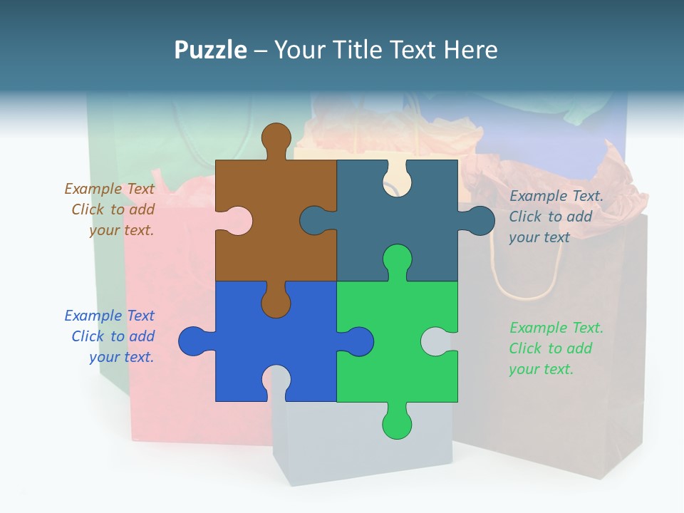 Shopping Bags PowerPoint Template