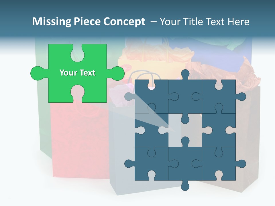 Shopping Bags PowerPoint Template