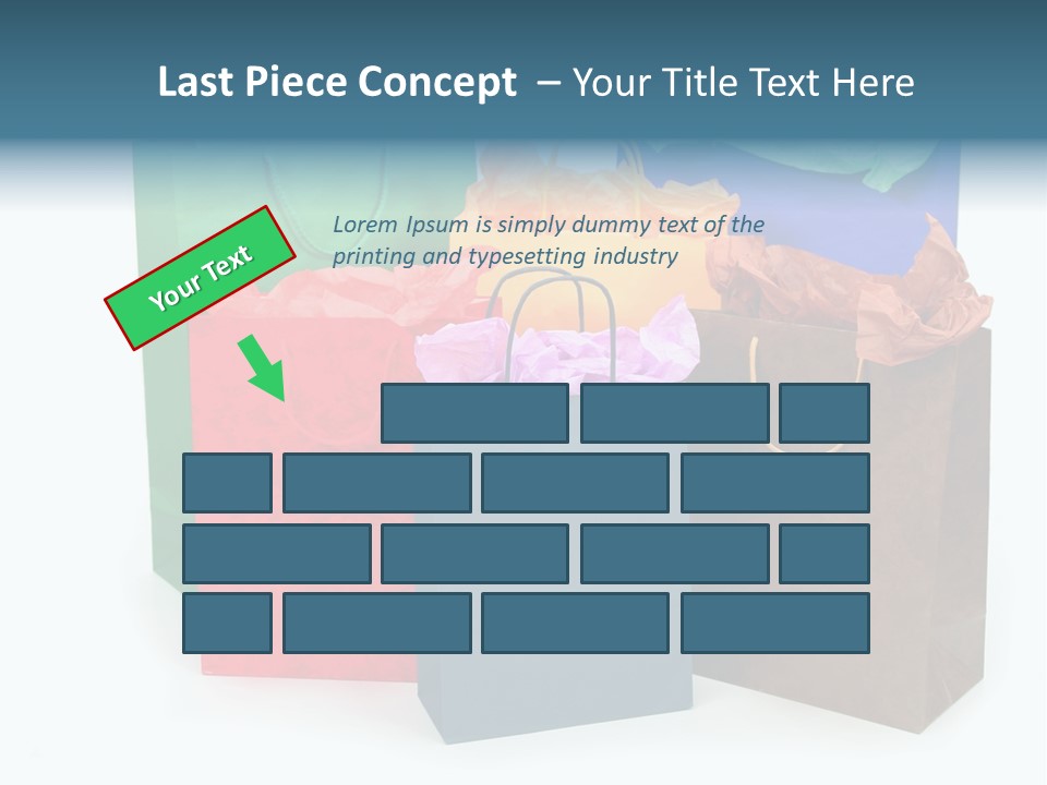 Shopping Bags PowerPoint Template