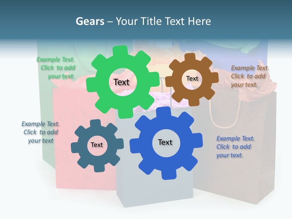 Shopping Bags PowerPoint Template