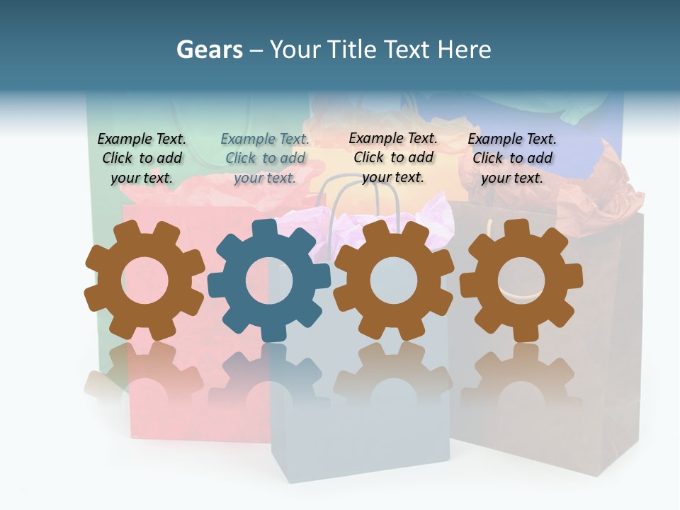 Shopping Bags PowerPoint Template