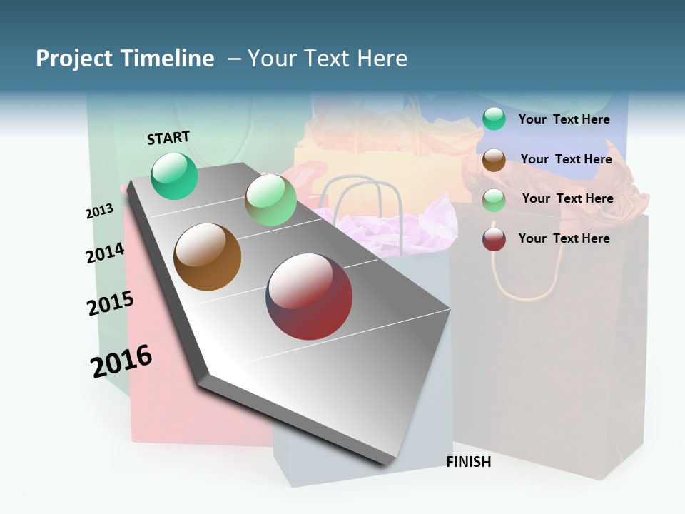 Shopping Bags PowerPoint Template