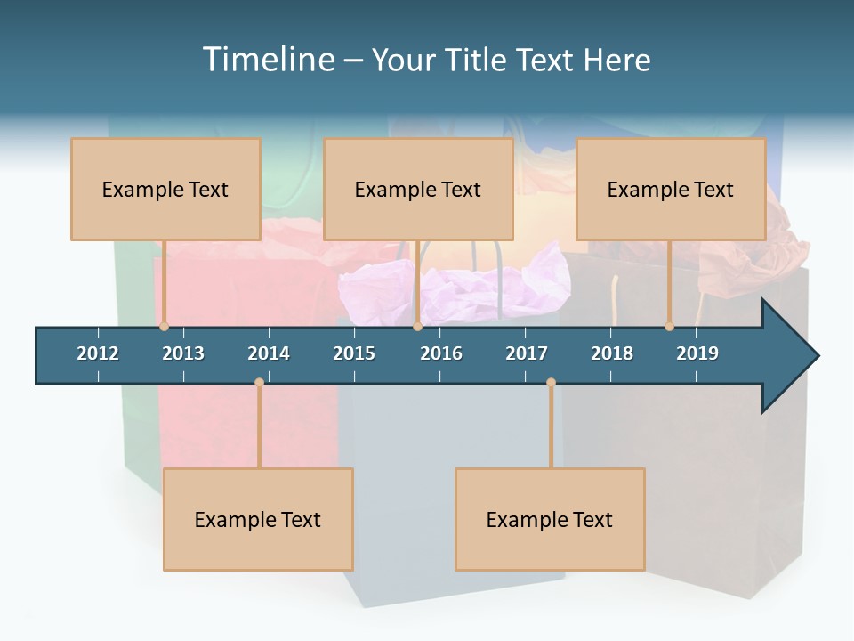 Shopping Bags PowerPoint Template