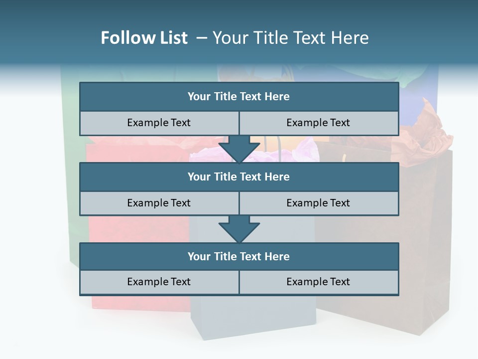 Shopping Bags PowerPoint Template