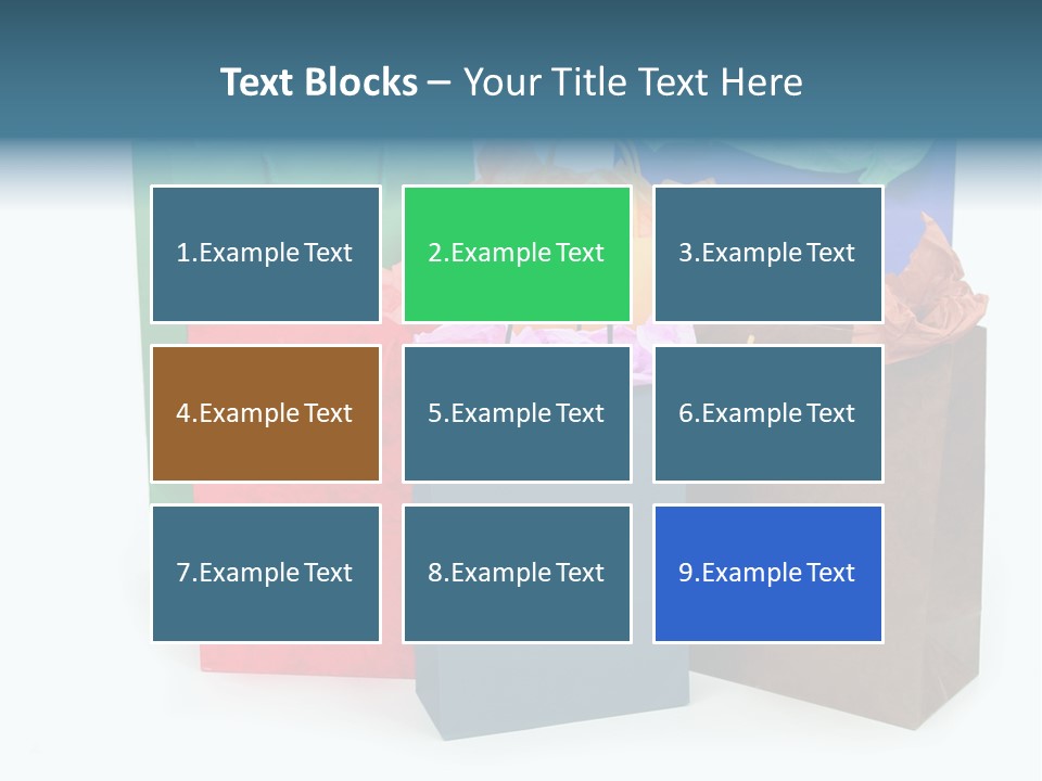 Shopping Bags PowerPoint Template