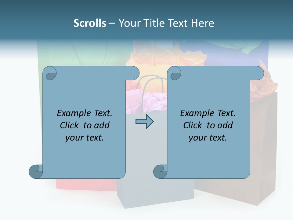 Shopping Bags PowerPoint Template