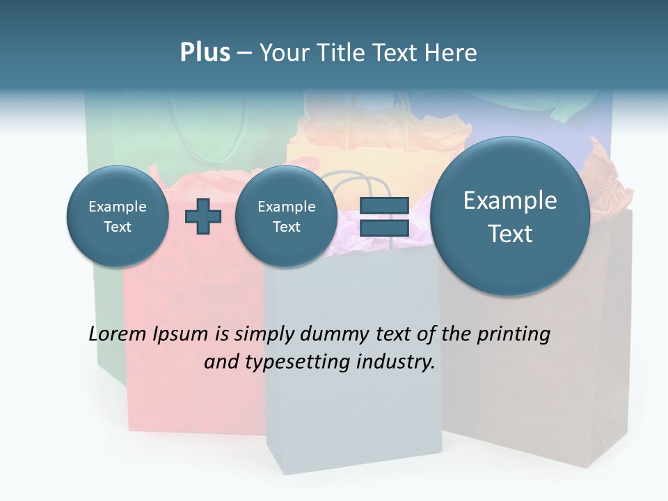 Shopping Bags PowerPoint Template