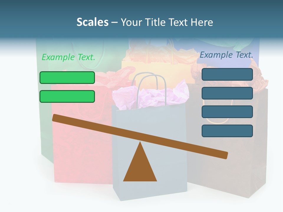 Shopping Bags PowerPoint Template