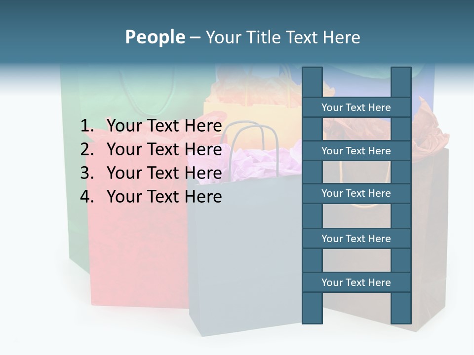 Shopping Bags PowerPoint Template