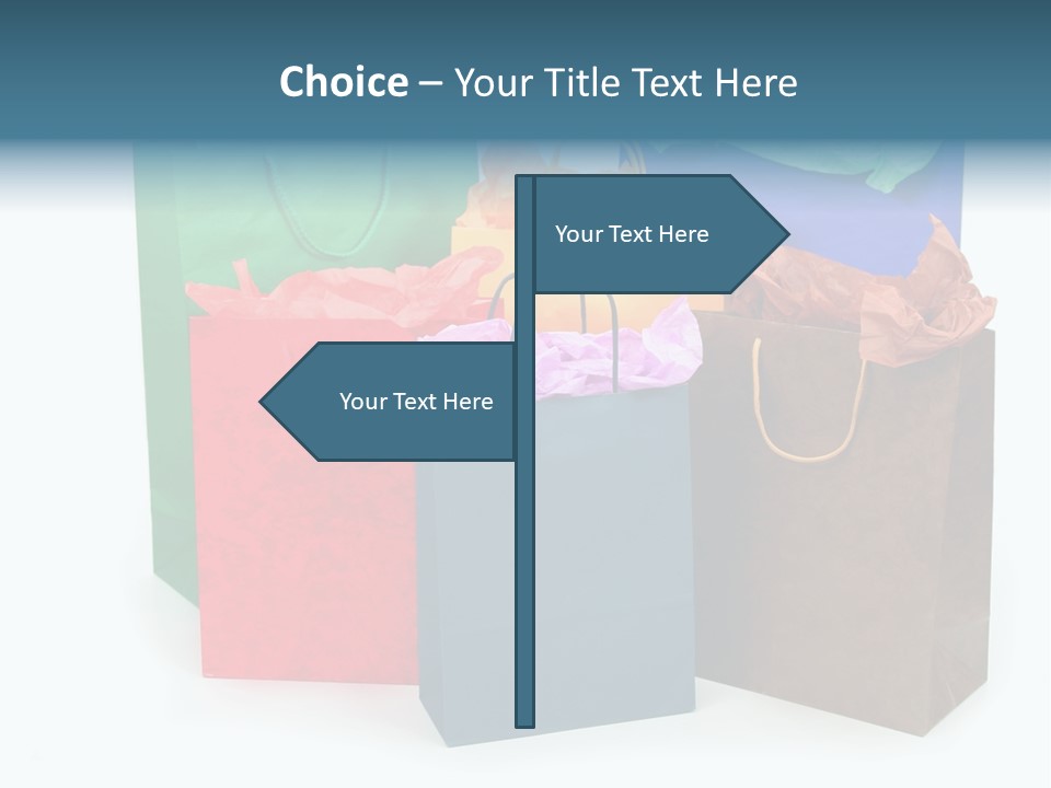 Shopping Bags PowerPoint Template
