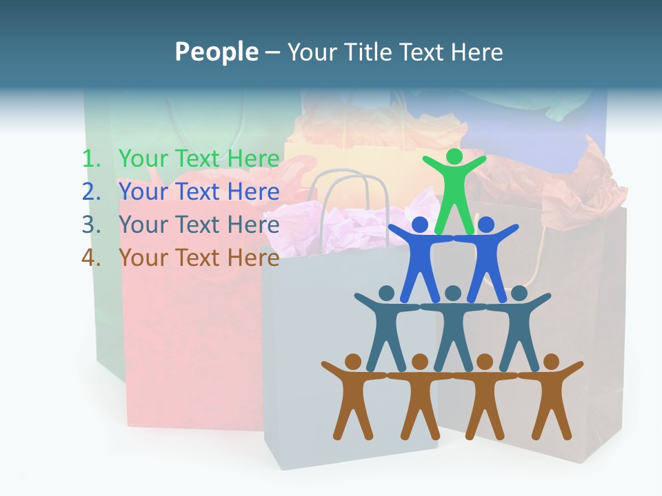 Shopping Bags PowerPoint Template