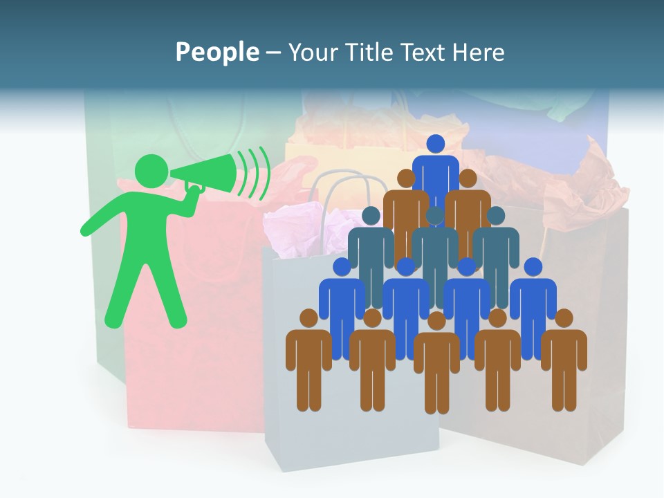 Shopping Bags PowerPoint Template