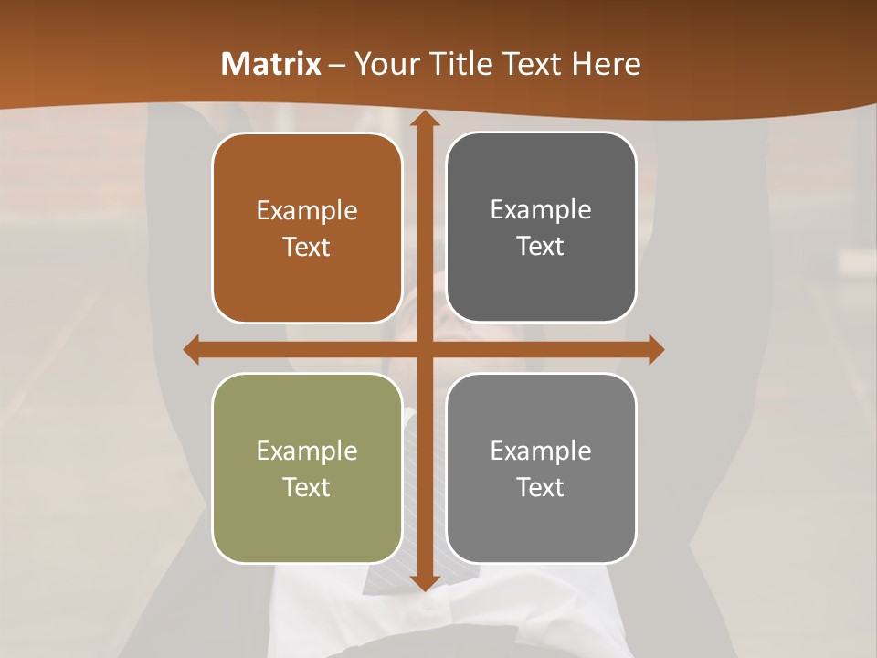 Vertically Framed Shot Of An Athletic, Young Businessman Bench Pressing Weights In A Gym PowerPoint Template