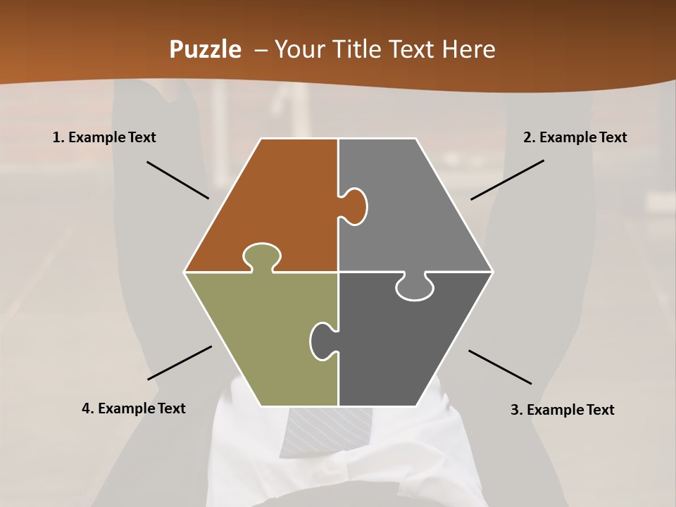 Vertically Framed Shot Of An Athletic, Young Businessman Bench Pressing Weights In A Gym PowerPoint Template