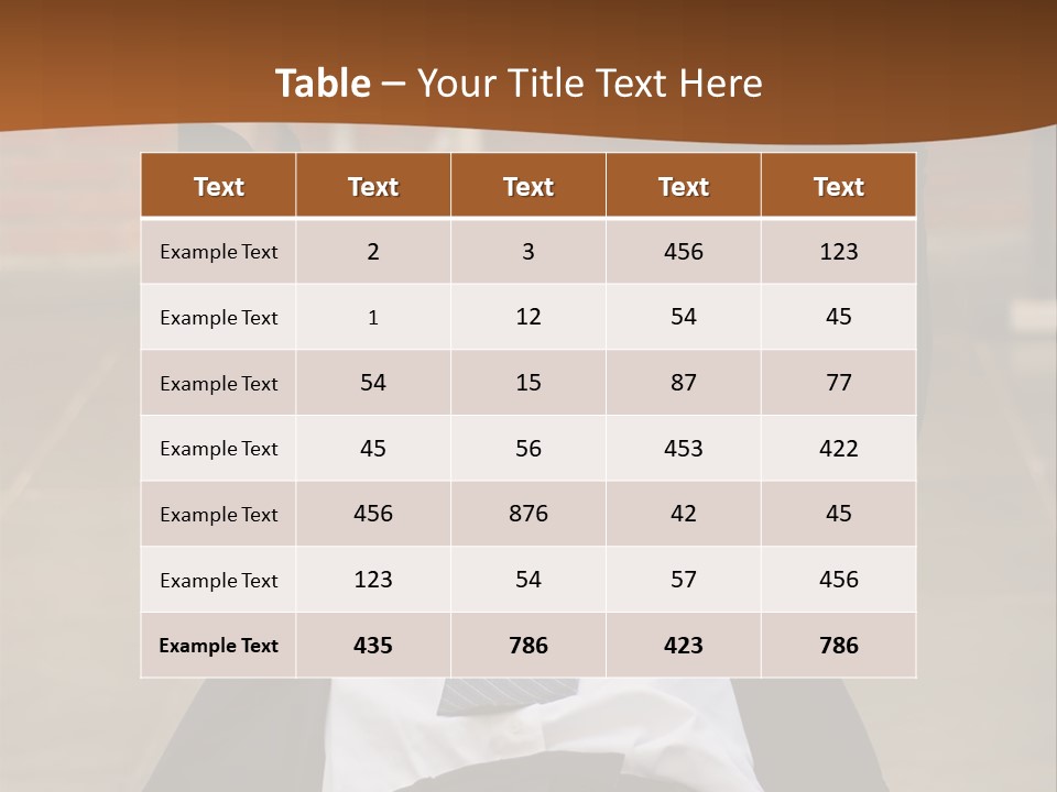 Vertically Framed Shot Of An Athletic, Young Businessman Bench Pressing Weights In A Gym PowerPoint Template