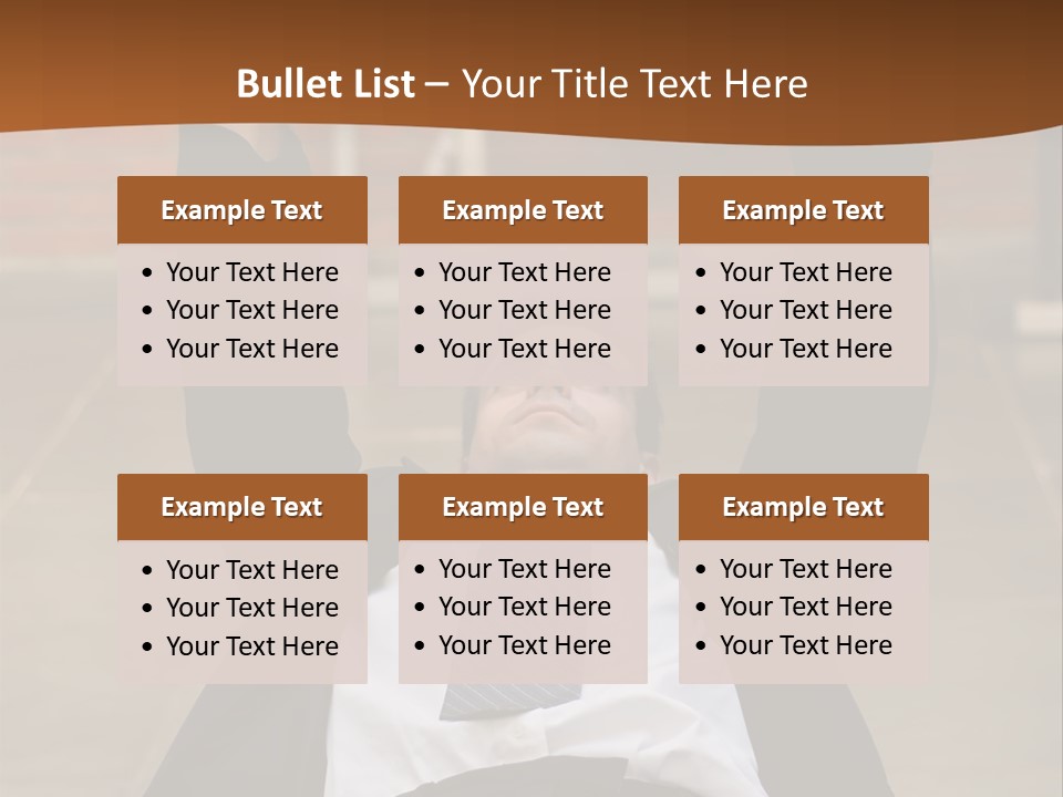 Vertically Framed Shot Of An Athletic, Young Businessman Bench Pressing Weights In A Gym PowerPoint Template