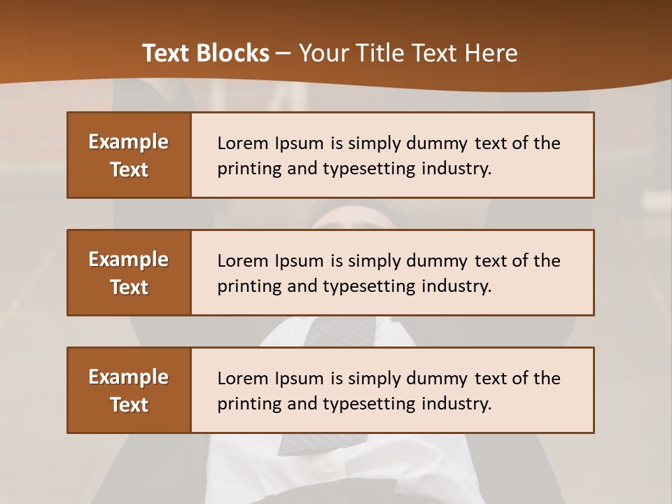 Vertically Framed Shot Of An Athletic, Young Businessman Bench Pressing Weights In A Gym PowerPoint Template