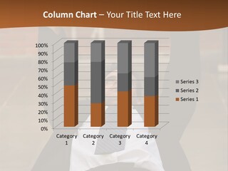 Vertically Framed Shot Of An Athletic, Young Businessman Bench Pressing Weights In A Gym PowerPoint Template