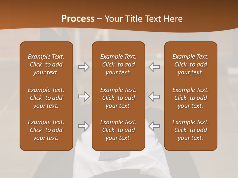 Vertically Framed Shot Of An Athletic, Young Businessman Bench Pressing Weights In A Gym PowerPoint Template