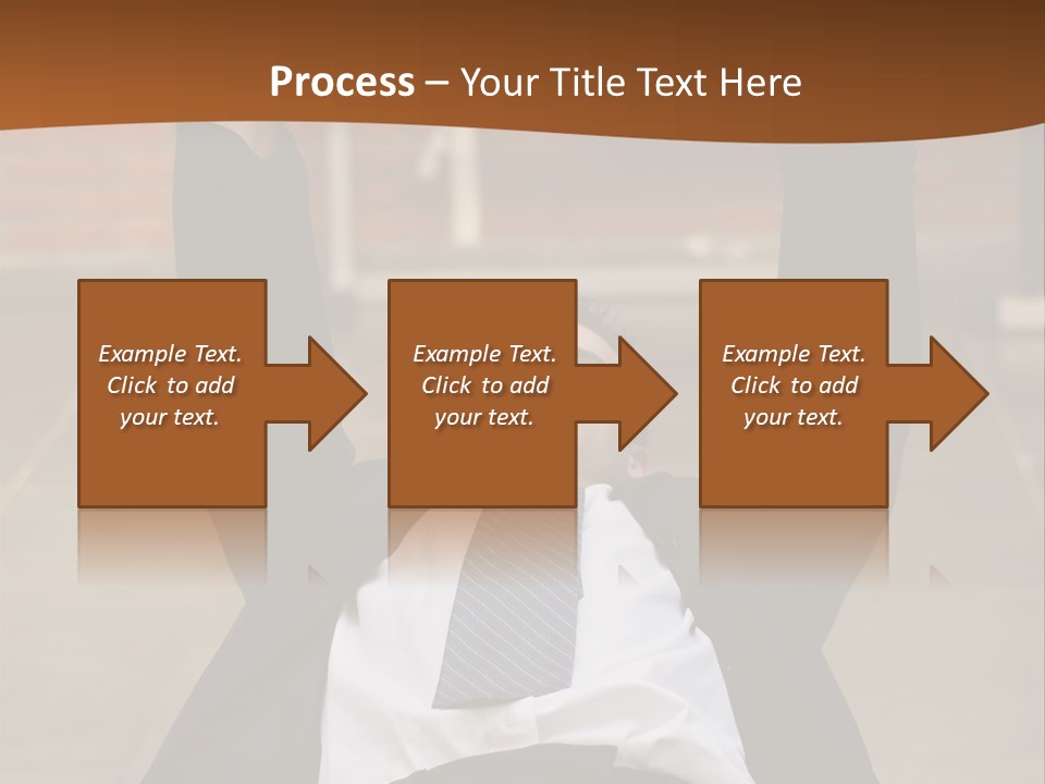 Vertically Framed Shot Of An Athletic, Young Businessman Bench Pressing Weights In A Gym PowerPoint Template