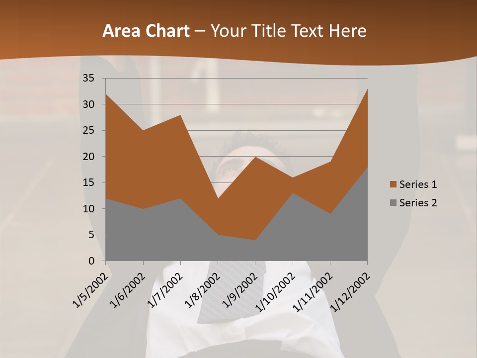 Vertically Framed Shot Of An Athletic, Young Businessman Bench Pressing Weights In A Gym PowerPoint Template