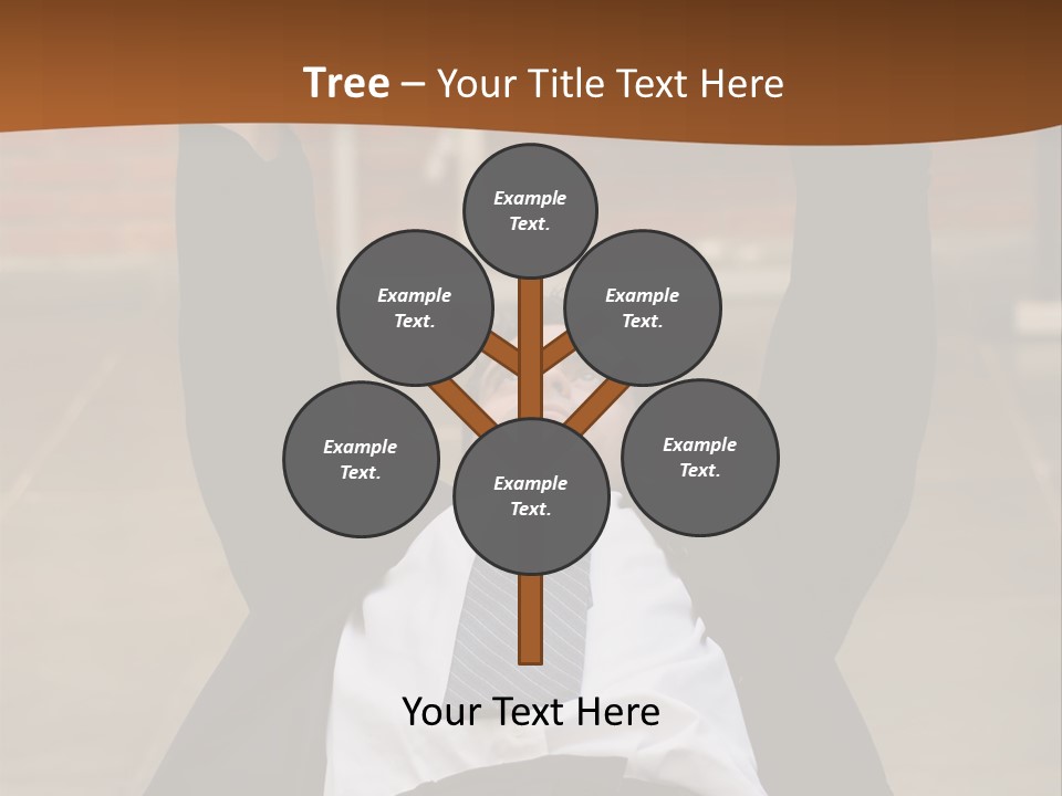 Vertically Framed Shot Of An Athletic, Young Businessman Bench Pressing Weights In A Gym PowerPoint Template