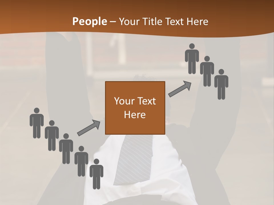 Vertically Framed Shot Of An Athletic, Young Businessman Bench Pressing Weights In A Gym PowerPoint Template