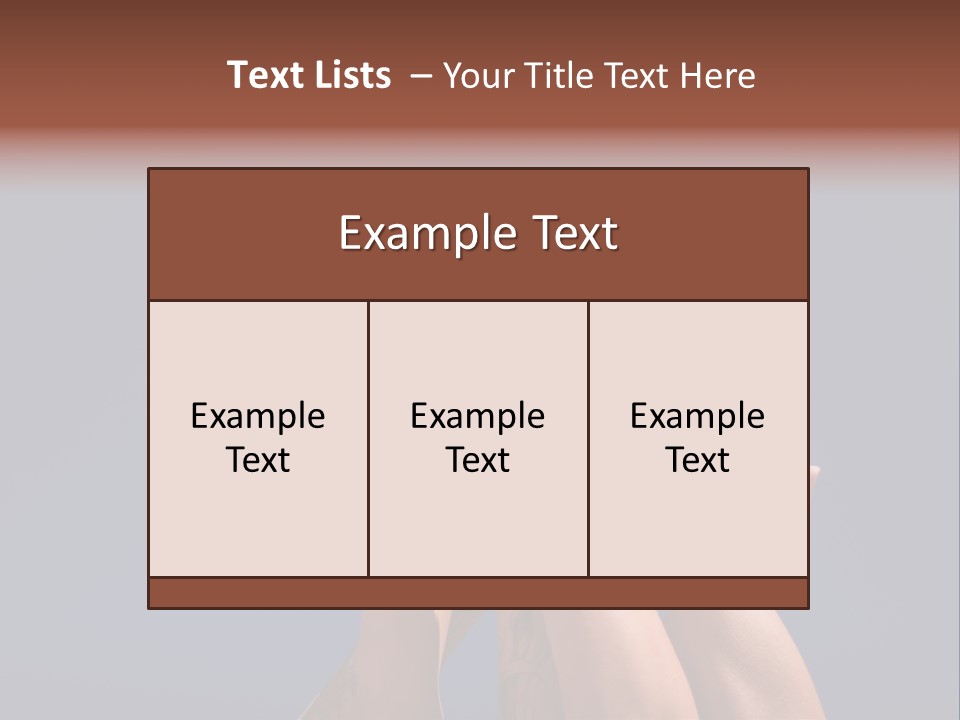 Group Of People Hands In The Air PowerPoint Template