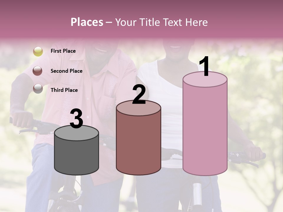 Senior Couple On Cycle Ride In Countryside PowerPoint Template