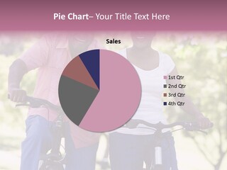 Senior Couple On Cycle Ride In Countryside PowerPoint Template