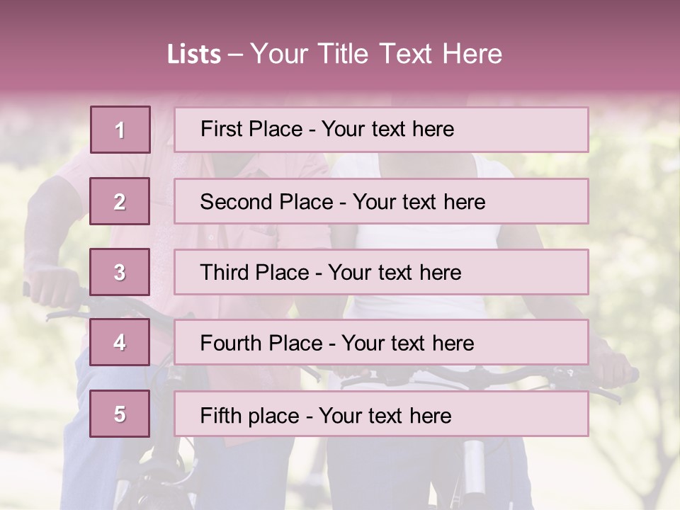 Senior Couple On Cycle Ride In Countryside PowerPoint Template