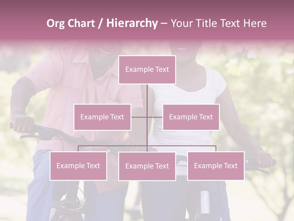 Senior Couple On Cycle Ride In Countryside PowerPoint Template