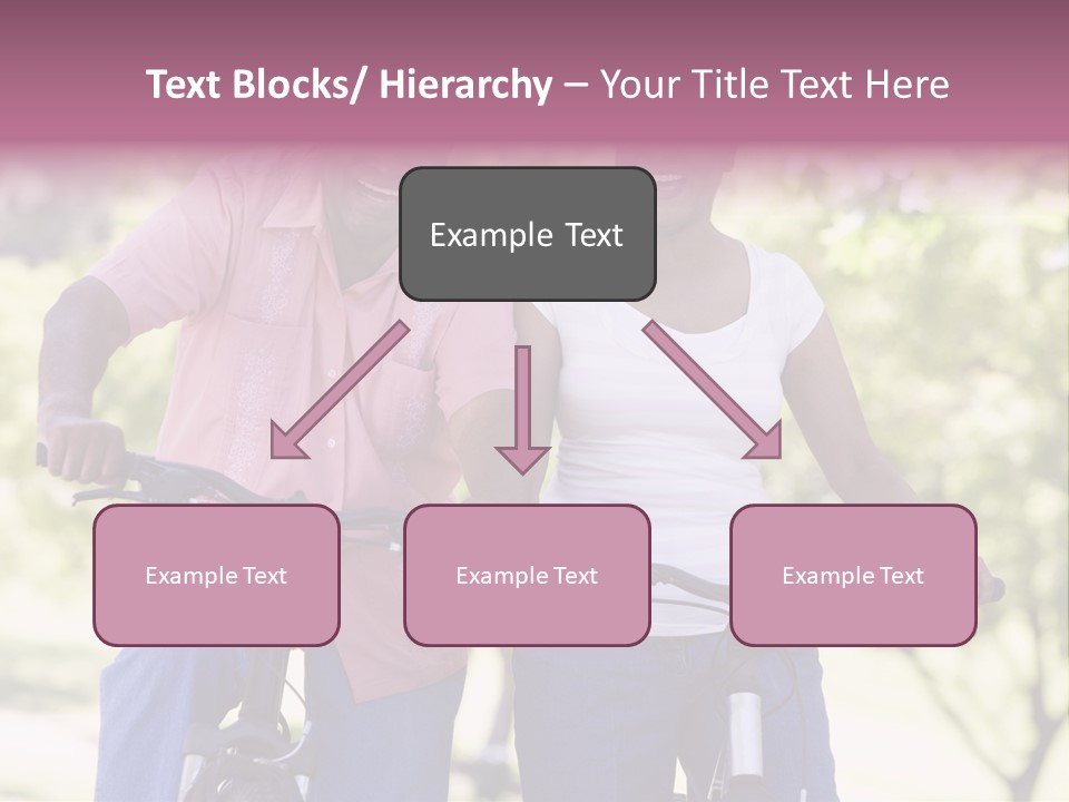 Senior Couple On Cycle Ride In Countryside PowerPoint Template