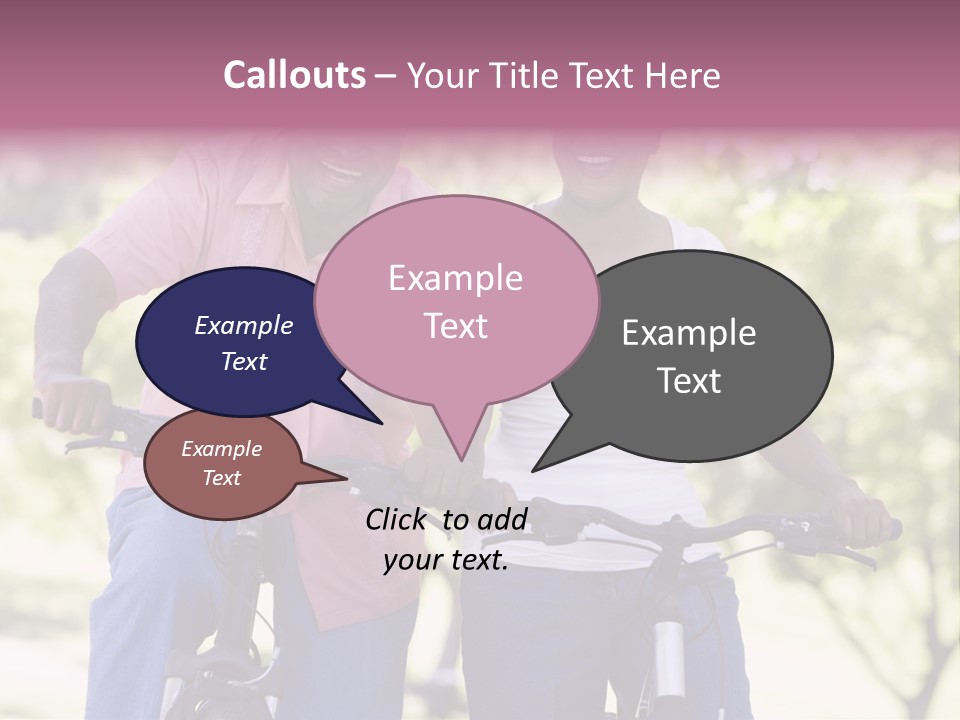 Senior Couple On Cycle Ride In Countryside PowerPoint Template