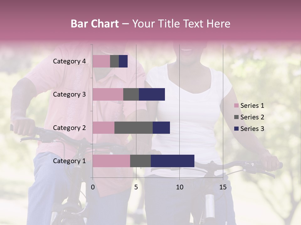 Senior Couple On Cycle Ride In Countryside PowerPoint Template