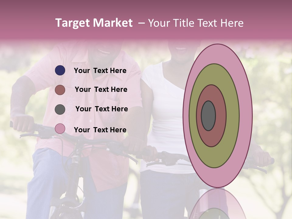 Senior Couple On Cycle Ride In Countryside PowerPoint Template