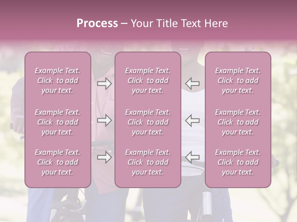 Senior Couple On Cycle Ride In Countryside PowerPoint Template