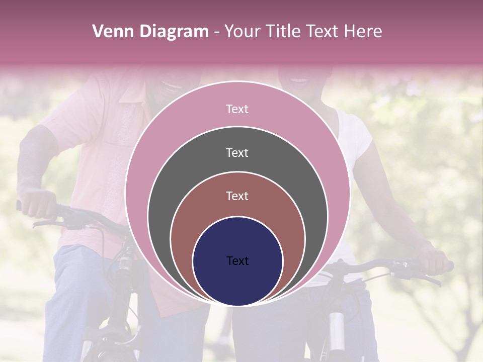Senior Couple On Cycle Ride In Countryside PowerPoint Template