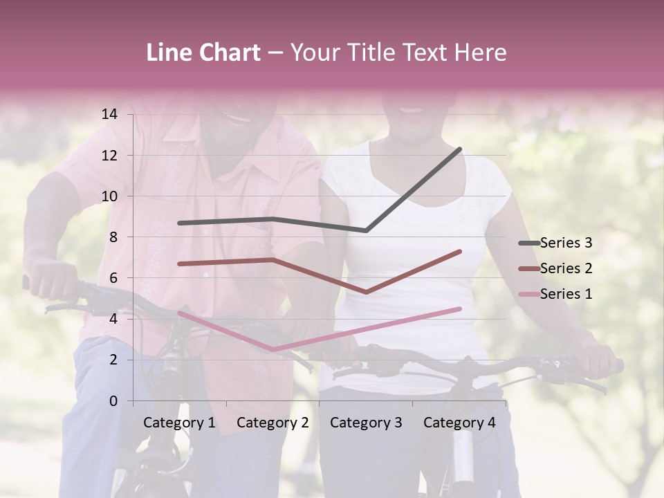 Senior Couple On Cycle Ride In Countryside PowerPoint Template