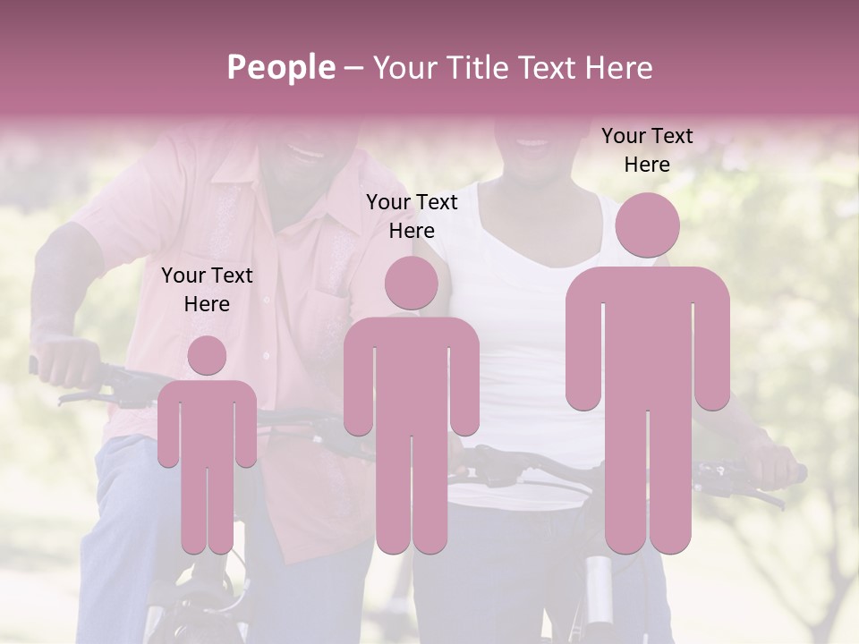 Senior Couple On Cycle Ride In Countryside PowerPoint Template