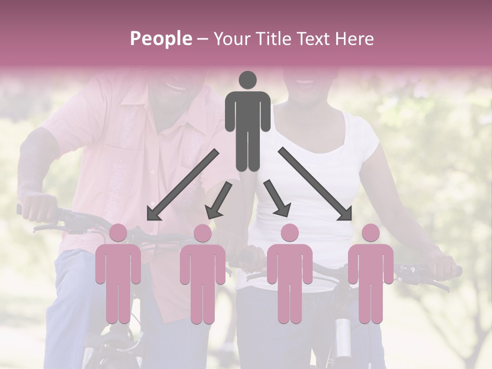 Senior Couple On Cycle Ride In Countryside PowerPoint Template