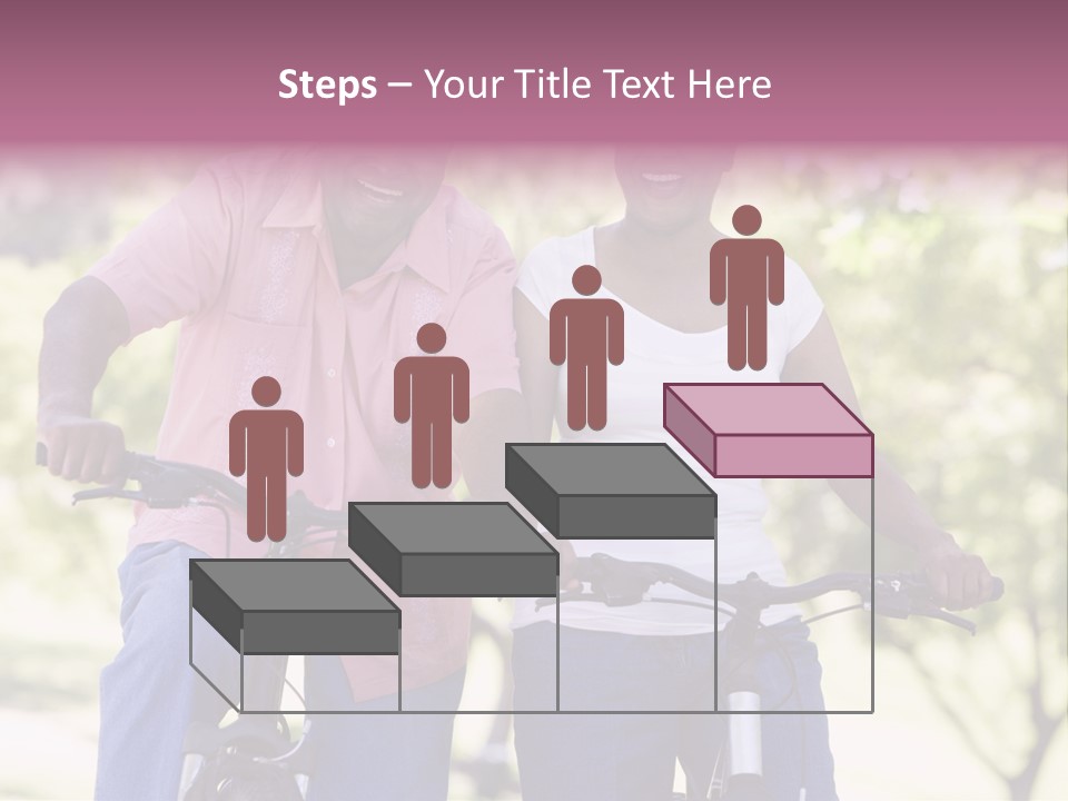 Senior Couple On Cycle Ride In Countryside PowerPoint Template