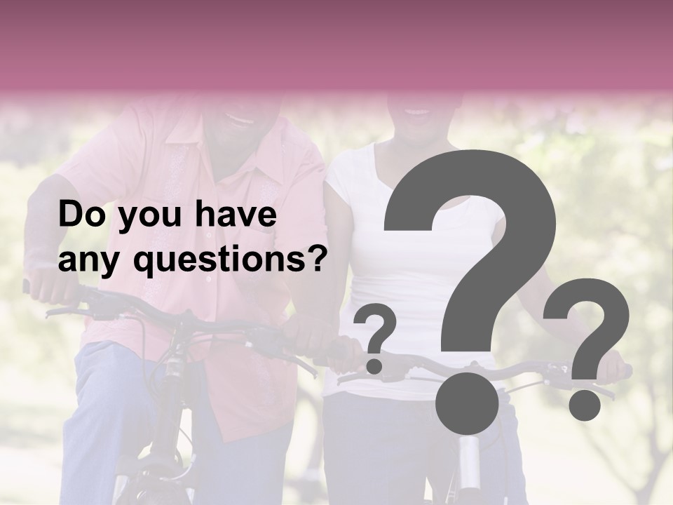 Senior Couple On Cycle Ride In Countryside PowerPoint Template