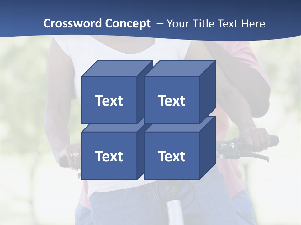 Senior Couple On Cycle Ride In Countryside PowerPoint Template