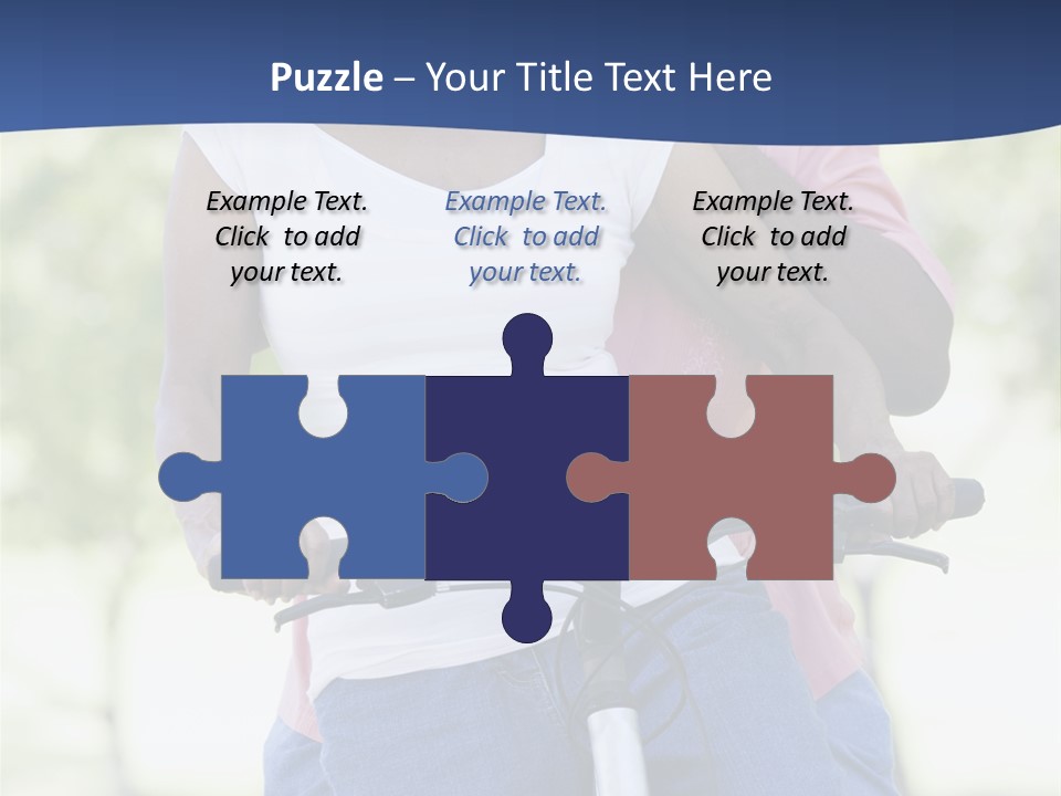 Senior Couple On Cycle Ride In Countryside PowerPoint Template