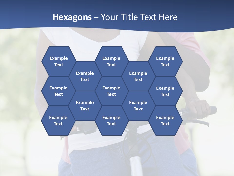 Senior Couple On Cycle Ride In Countryside PowerPoint Template