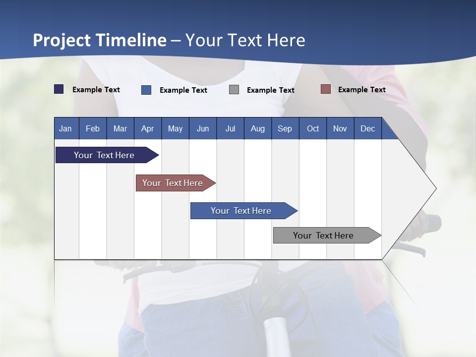 Senior Couple On Cycle Ride In Countryside PowerPoint Template