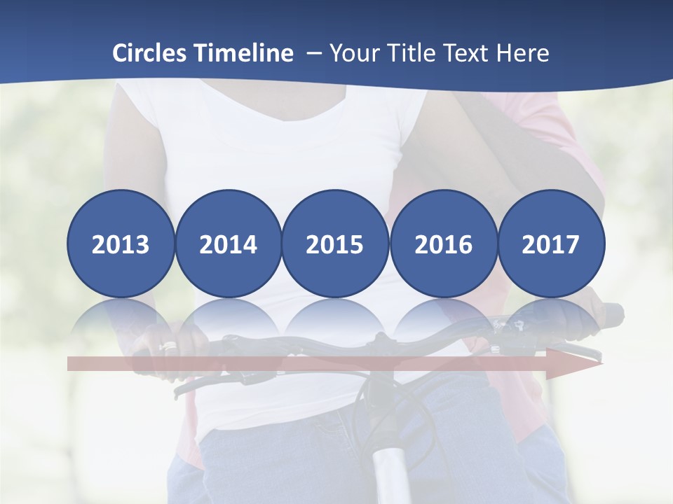 Senior Couple On Cycle Ride In Countryside PowerPoint Template